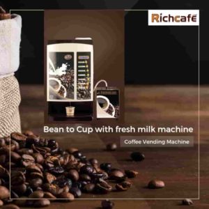 Bean to Cup with fresh milk machine | RichCafe Coffee Making Machine